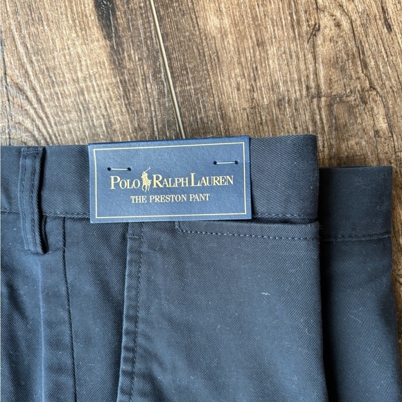 NEW Polo Ralph Lauren The Preston Pant Aviat Navy 100% Cotton Men's Size 42x32 - Picture 4 of 10